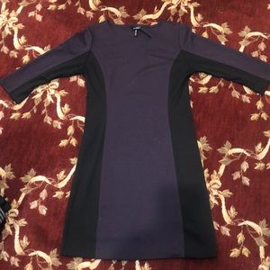 Black and purple dress